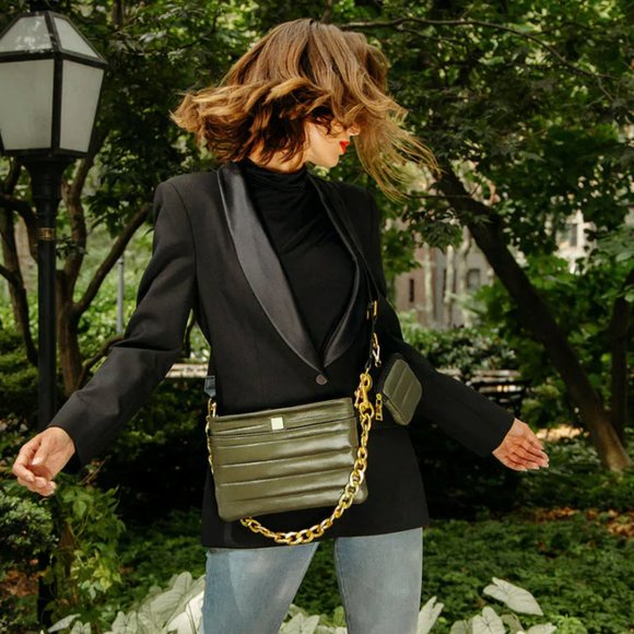 THINK ROYLN Handbags - THINK ROYLN Downtown Crossbody Olive